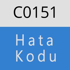 C0151 hatasi