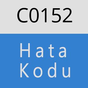 C0152 hatasi