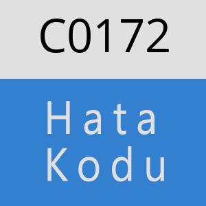 C0172 hatasi