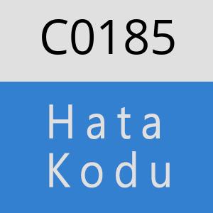 C0185 hatasi