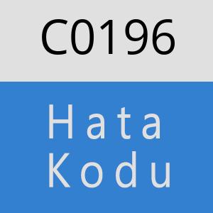 C0196 hatasi