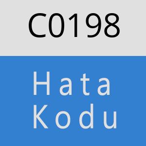 C0198 hatasi