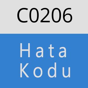 C0206 hatasi