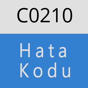 C0210 hatasi