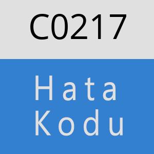 C0217 hatasi