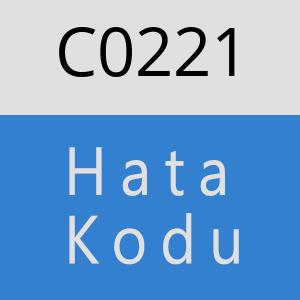 C0221 hatasi