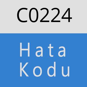 C0224 hatasi