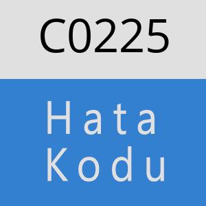 C0225 hatasi