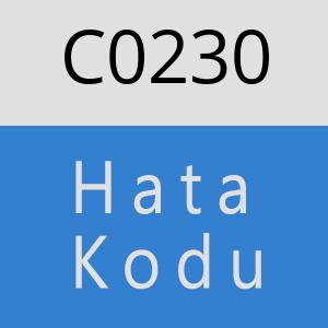 C0230 hatasi