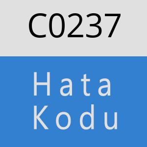 C0237 hatasi