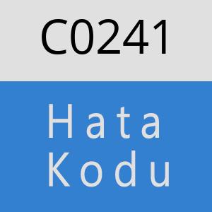 C0241 hatasi