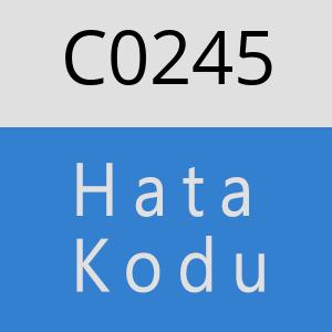 C0245 hatasi