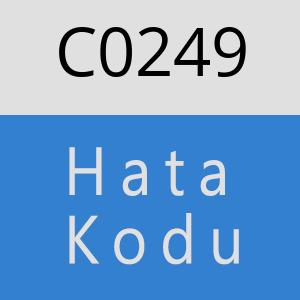 C0249 hatasi