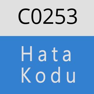 C0253 hatasi