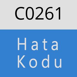 C0261 hatasi