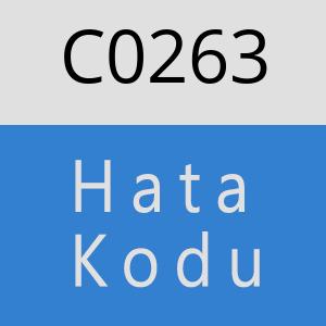 C0263 hatasi