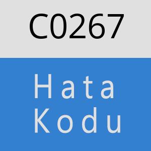 C0267 hatasi