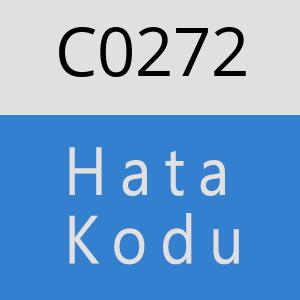 C0272 hatasi