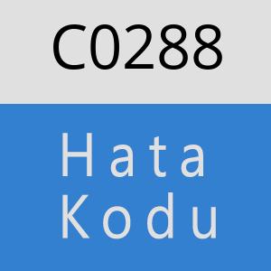 C0288 hatasi