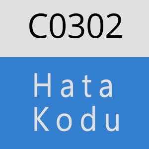 C0302 hatasi