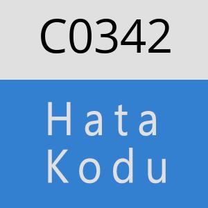 C0342 hatasi