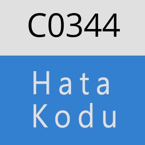 C0344 hatasi