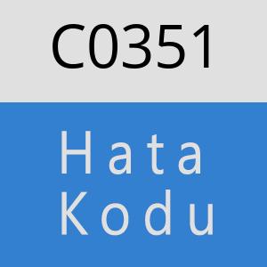 C0351 hatasi