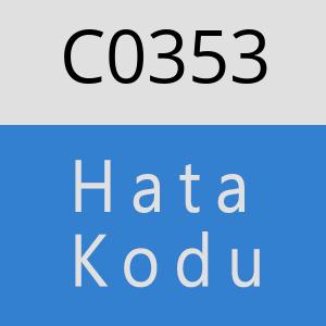 C0353 hatasi