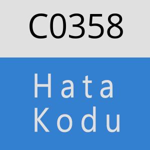 C0358 hatasi