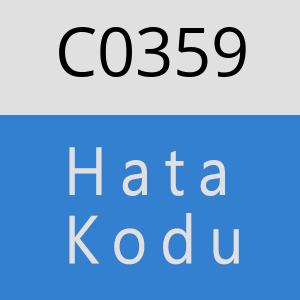 C0359 hatasi