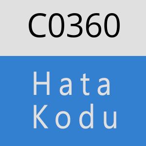 C0360 hatasi