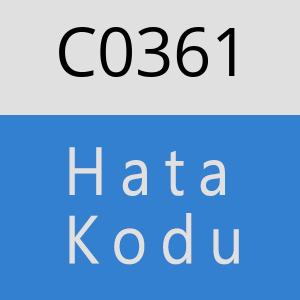 C0361 hatasi