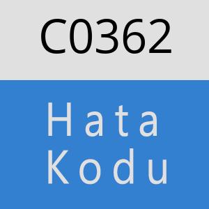 C0362 hatasi