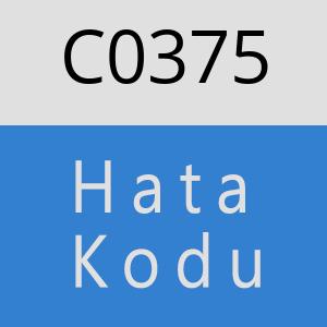 C0375 hatasi