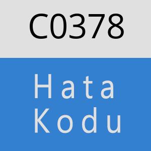 C0378 hatasi