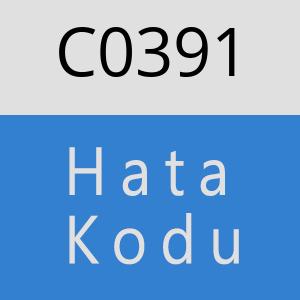 C0391 hatasi