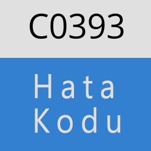 C0393 hatasi