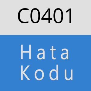 C0401 hatasi