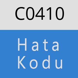 C0410 hatasi