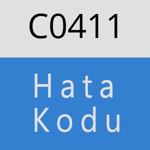 C0411 hatasi