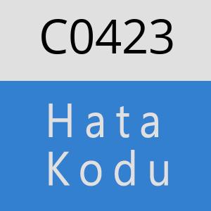 C0423 hatasi