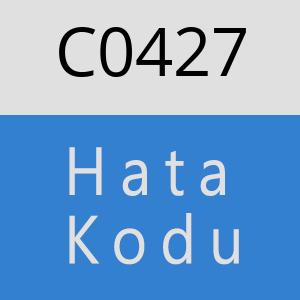 C0427 hatasi