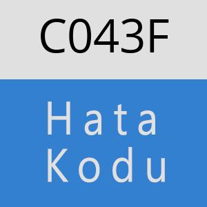 C043F hatasi