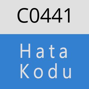 C0441 hatasi