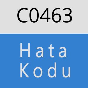 C0463 hatasi