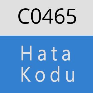 C0465 hatasi