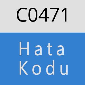 C0471 hatasi