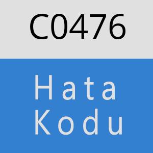 C0476 hatasi