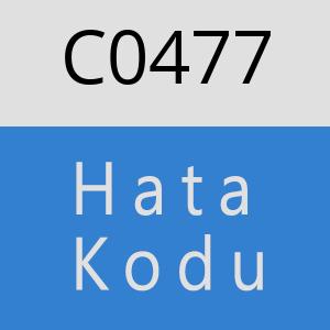 C0477 hatasi