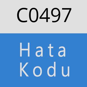 C0497 hatasi